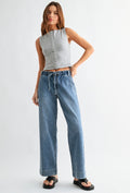 Drawstring Denim