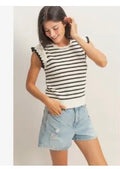 Scalloped Ruffle Top