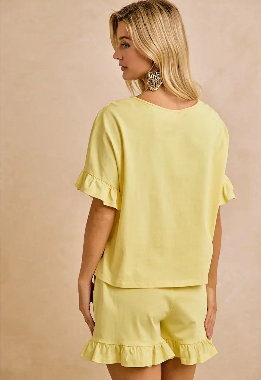 Ruffle Short Set