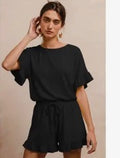 Ruffle Short Set