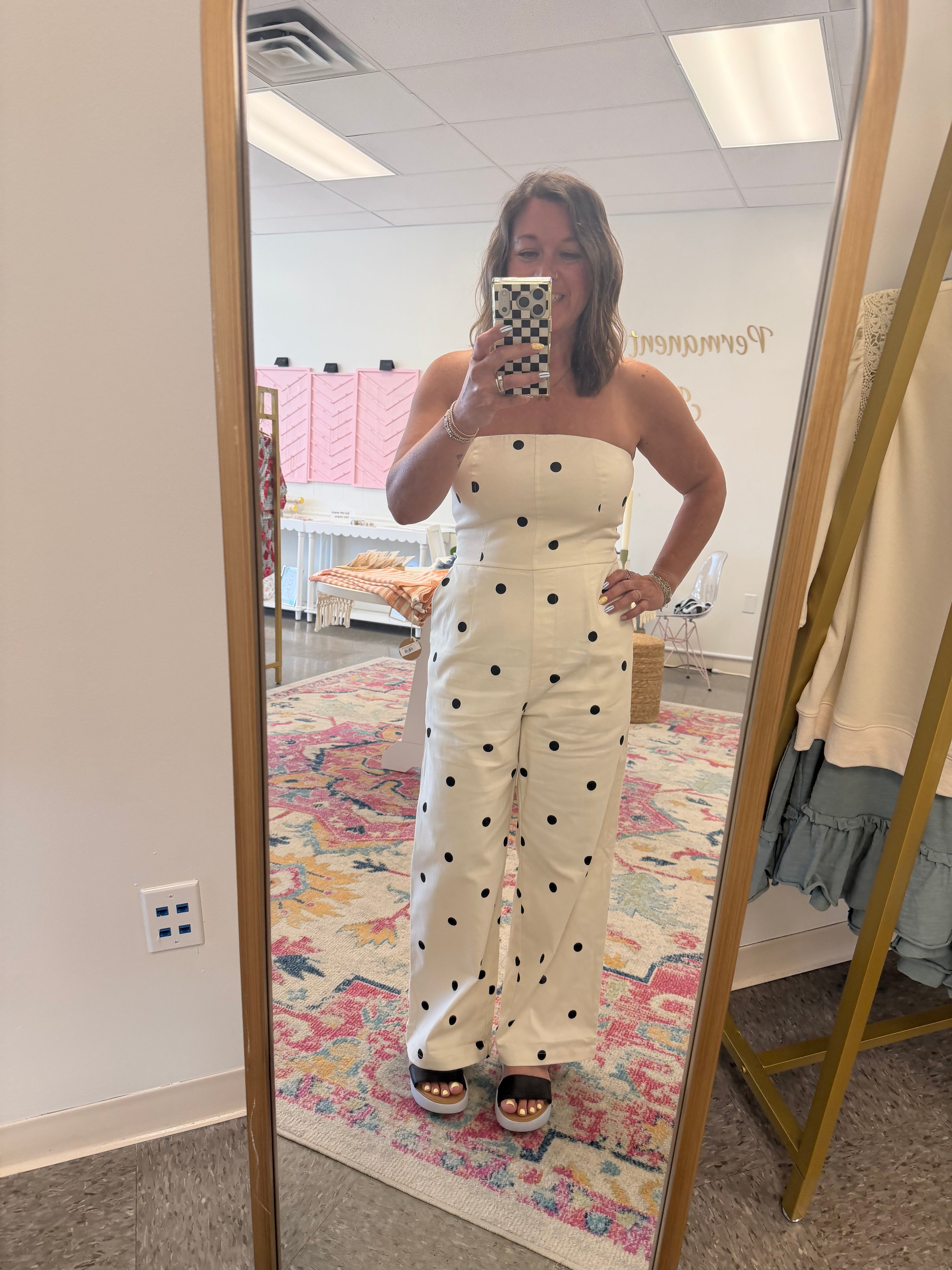 Polka Dot Jumpsuit