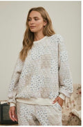 MULTIFLORAL PATCH WORK KNIT TOP