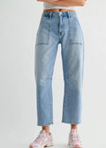 UTILITY SEAMED BARREL DENIM