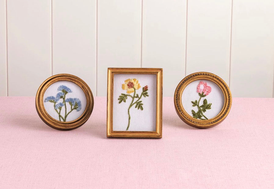 YELLOW EMBROIDERY ART