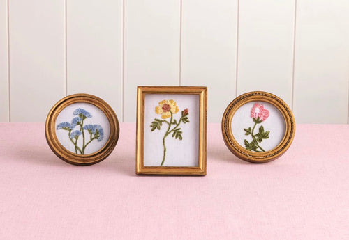BLUE EMBROIDERY ART