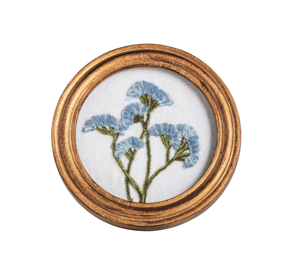 BLUE EMBROIDERY ART