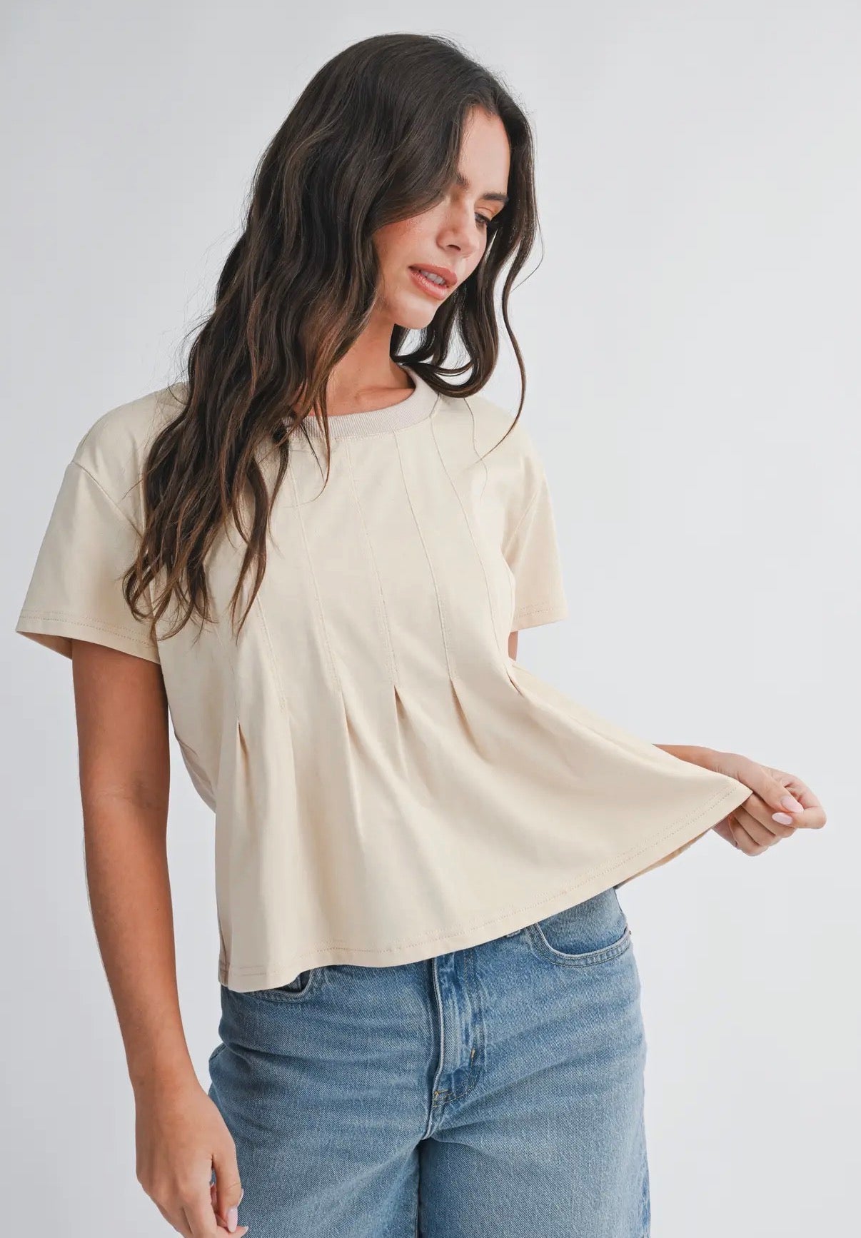 Pleated Swing Top