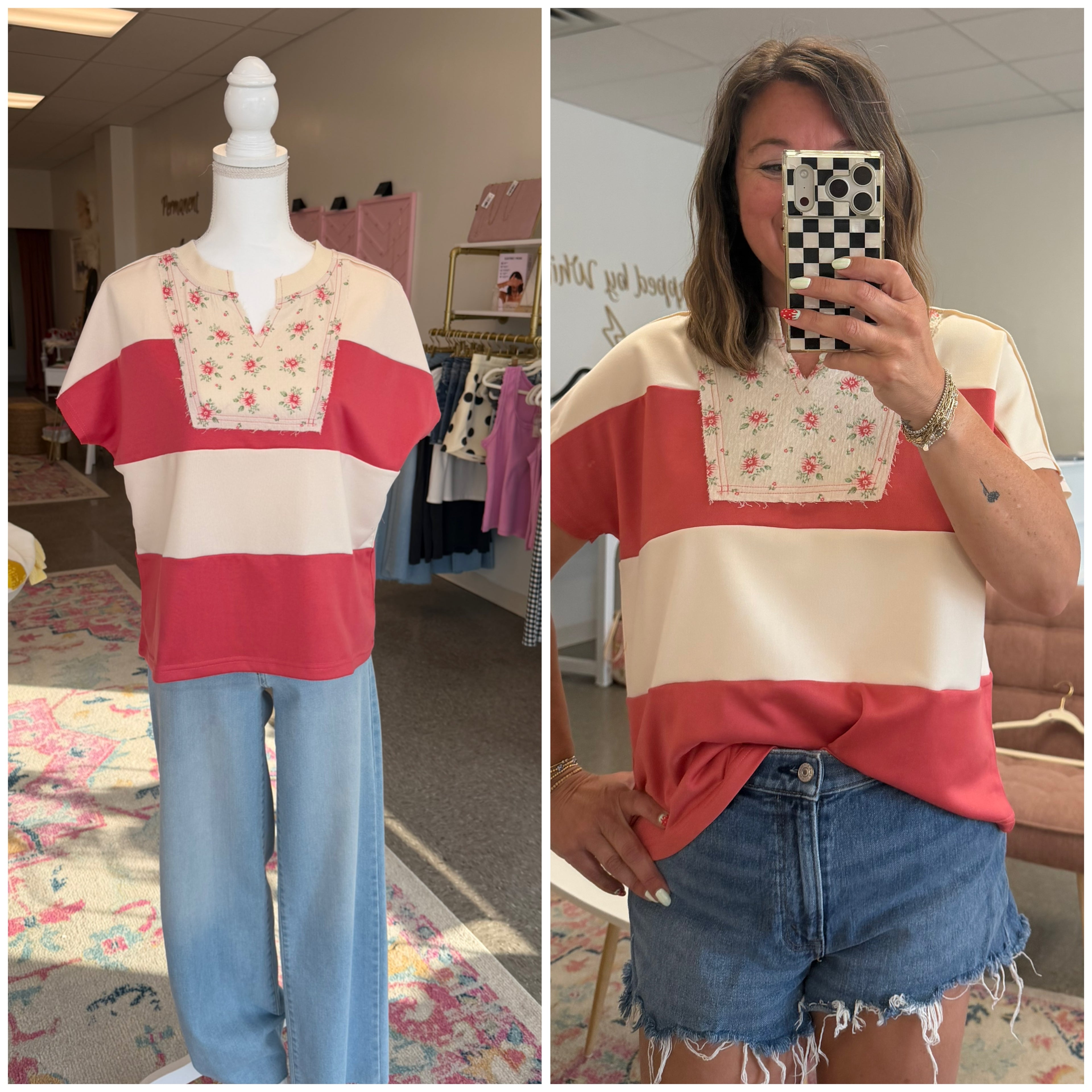 Color Block Top